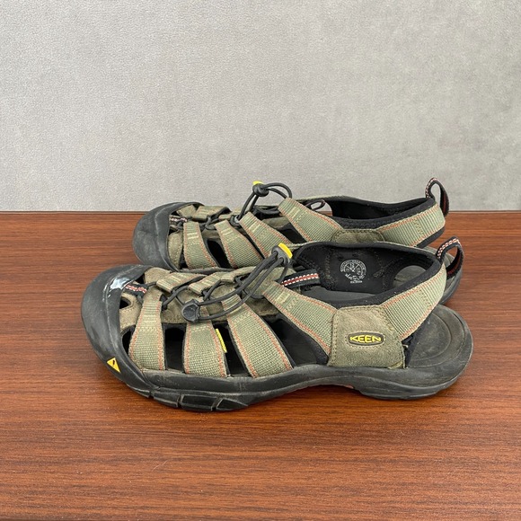 Keen Newport H2 Mens US 12 Sandal Olive Green Bungee Cord Lace Outdoor Hiking main image 7